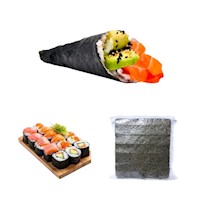 Alga Marina Deshidratada Nori Pack 50u